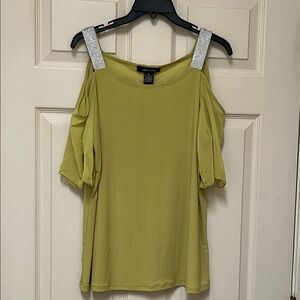Adele & May Olive Cold Shoulder Blouse